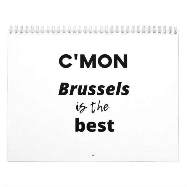 Calendario Vamos Bruselas es lo mejor (Tapa)