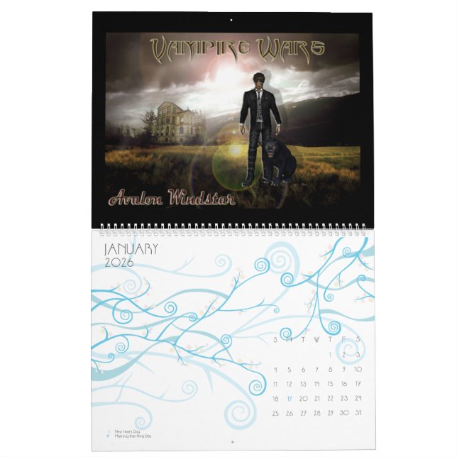 Calendario Vampiro Calander (Jan 2026)
