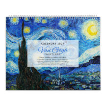 Calendario Van Gogh 2027 - Impresionismo