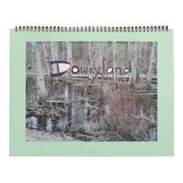 Calendario Vecindario "Downyland" con flora y fauna grandes