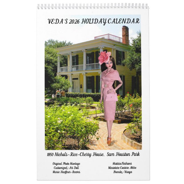 Calendario Veda's 2026 MatisseFashion Holiday Calendar (Tapa)