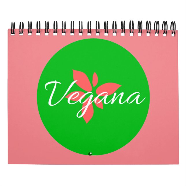 Calendario Vegana| Vegan (Tapa)
