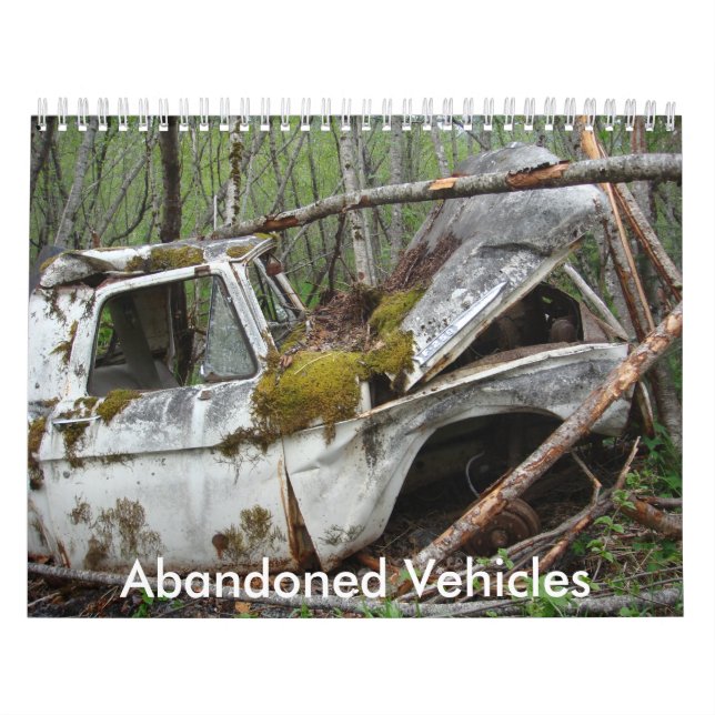 Calendario Vehículos abandonados (Tapa)