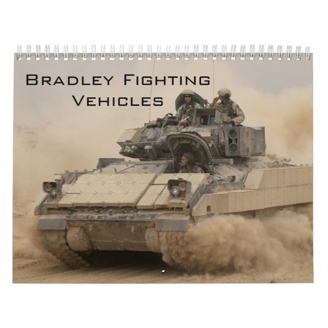 Calendario Vehículos de combate Bradley (Tapa)