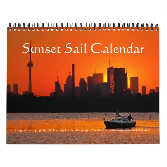 Calendario Vela al atardecer (Tapa)