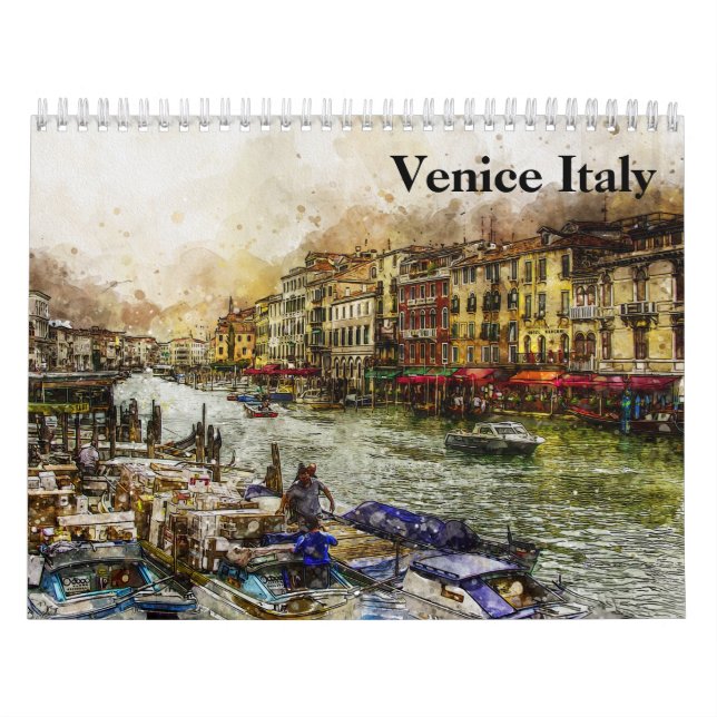 Calendario Venecia Italia 2025 (Tapa)