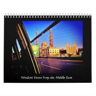 Calendario Ventana Vistas desde el Medio Oriente
