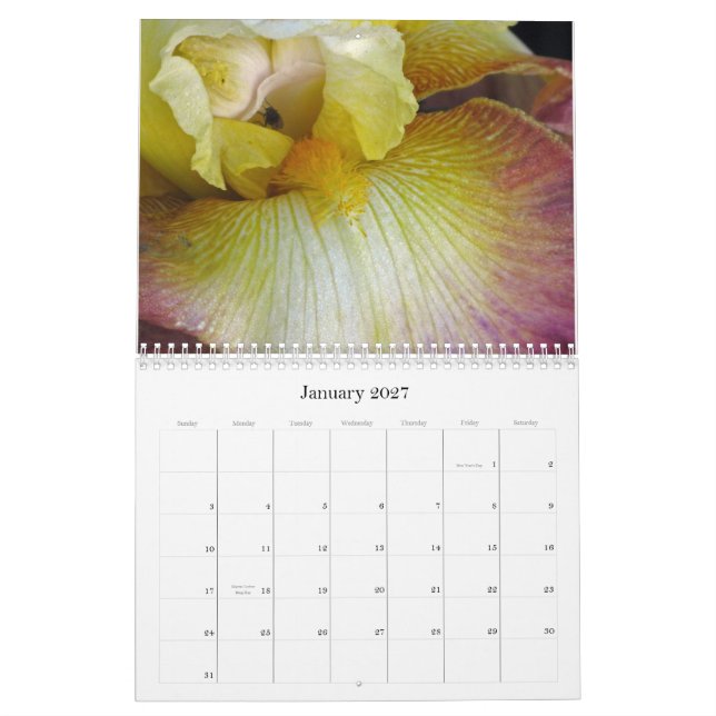 Calendario Veo un iris (Jan 2027)