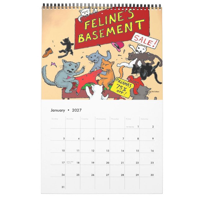 Calendario Verde de Weenii de 2015 (Jan 2027)