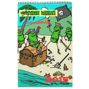 Calendario Verde de Weenii de 2015