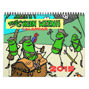 Calendario Verde de Weenii de 2015