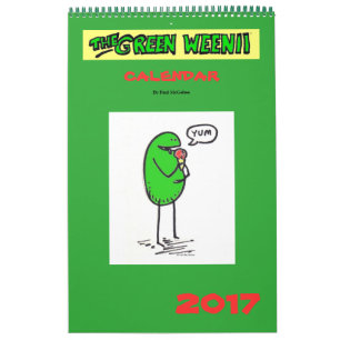 Calendario Verde de Weenii de 2017