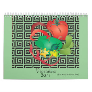 Calendario Verduras alimenticias 2011