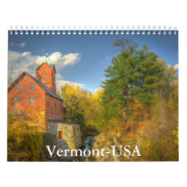 Calendario Vermont-USA (Tapa)