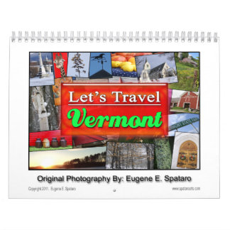 Calendario Vermont - "viajemos" las series