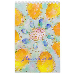 Calendario vertical de Flores 2026