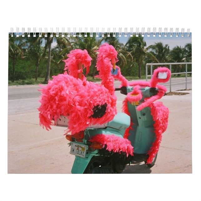 Calendario Vespa pegajosa de Key West (Tapa)