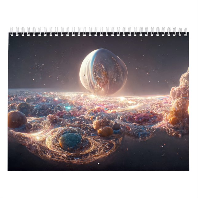 Calendario Vía Láctea y galaxias (Tapa)