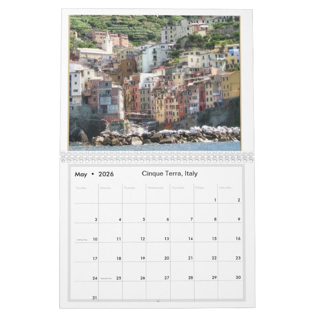 Calendario Viajar por Italia 20XX (May 2026)