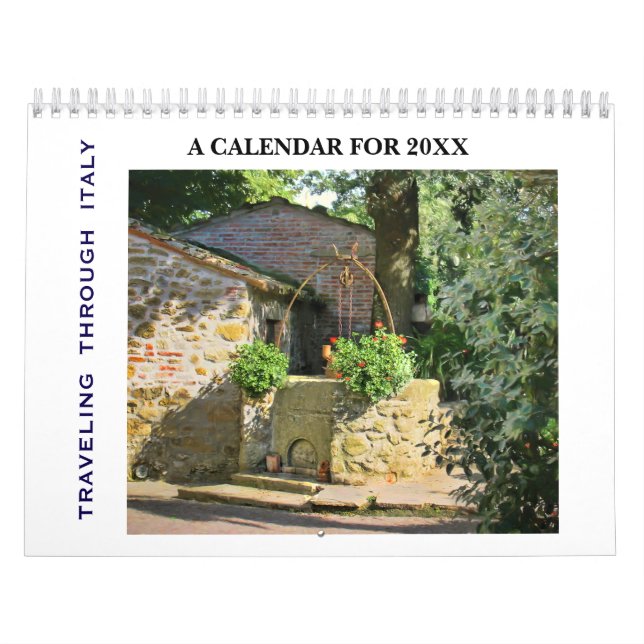 Calendario Viajar por Italia 20XX (Tapa)