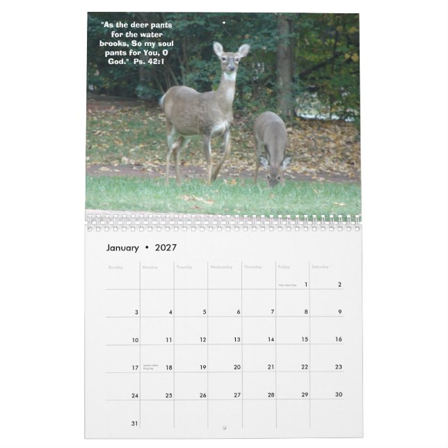 Calendario Viaje 2012 (Jan 2027)