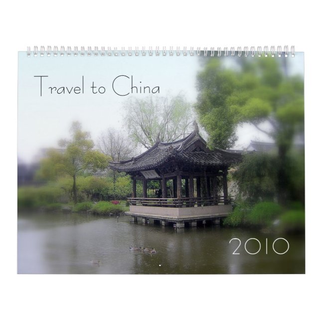 Calendario Viaje a China--Jiangnan (中國江南) (Tapa)