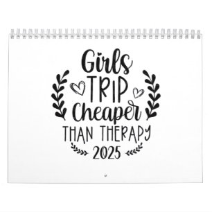 Calendario Viaje de chicas más barato que la terapia 2025