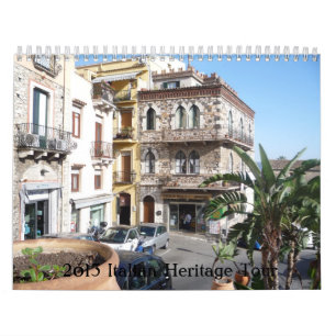 Calendario Viaje de la herencia de 2013 italianos