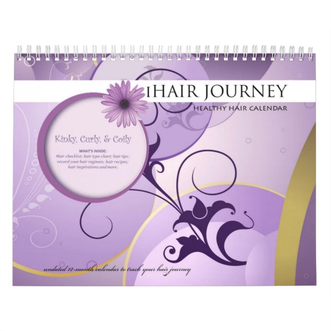 Calendario Viaje en el Calendario-Cabello sin fecha (Tapa)