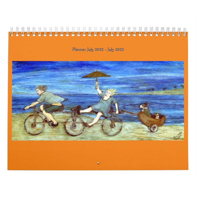 Calendario Viaje En Tandem Bicycle Planner (Tapa)