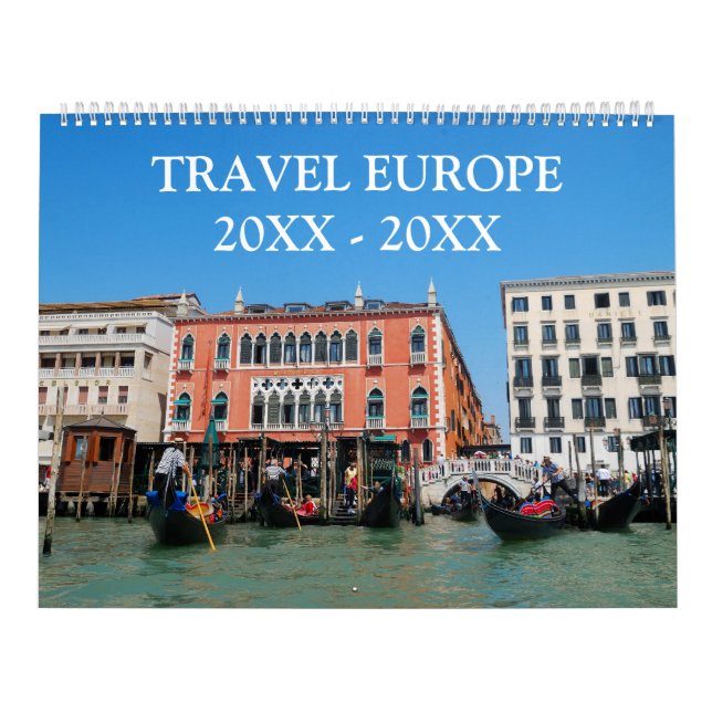 Calendario Viaje Europa de 24 meses (Tapa)