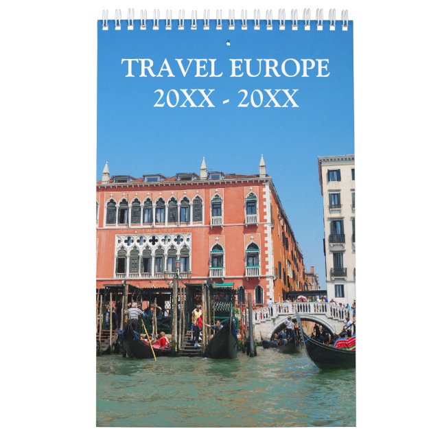 Calendario Viaje Europa de 24 meses (Tapa)
