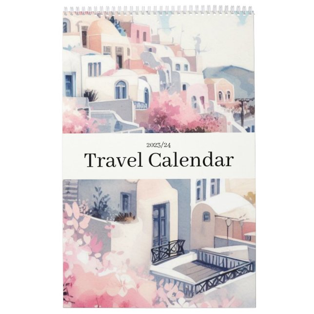 Calendario Viaje Europa Rosa Girona (Tapa)