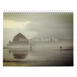 Calendario Viaje por carretera de la costa oeste