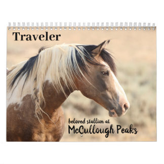 Calendario Viajero de McCullough Peaks Caballo salvaje