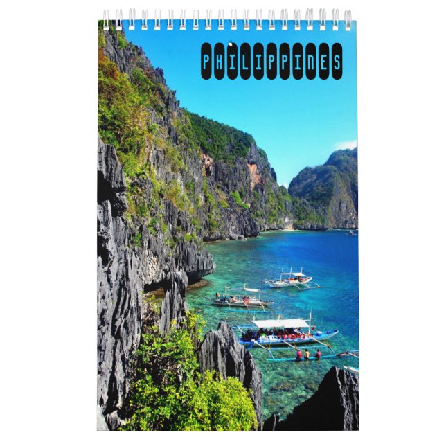 Calendario Viajes a la isla de Filipinas (Tapa)