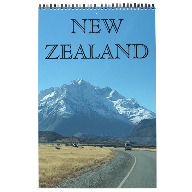 Calendario viajes a nueva zelanda (Tapa)