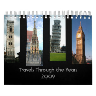 Calendario Viajes a través de los años