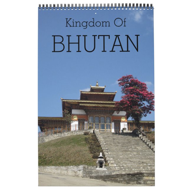 Calendario viajes de bhutan (Tapa)