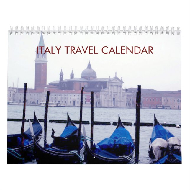 Calendario Viajes de Italia (Tapa)
