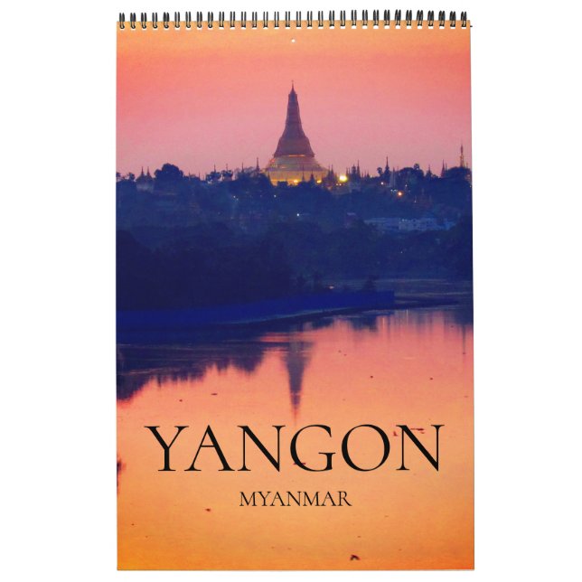 Calendario viajes de yangon (Tapa)