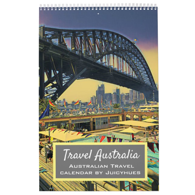 Calendario Viajes en Australia Viajes impresos (Tapa)