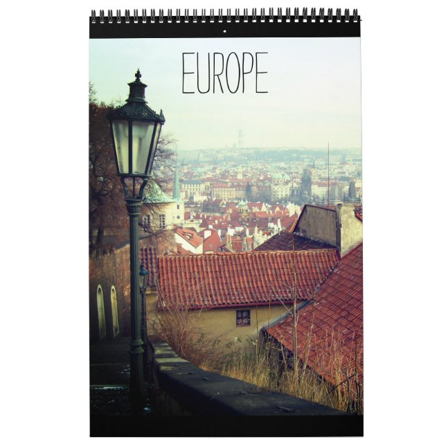 Calendario viajes por europa (Tapa)