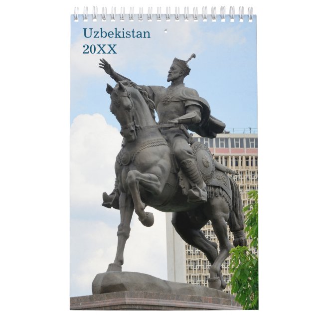 Calendario Viajes Uzbekistán: 12 meses (Tapa)