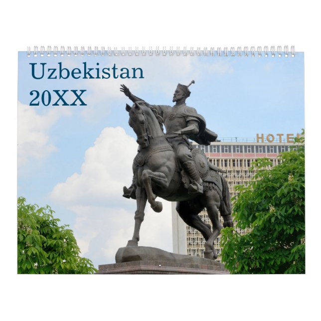 Calendario Viajes Uzbekistán: 12 meses (Tapa)