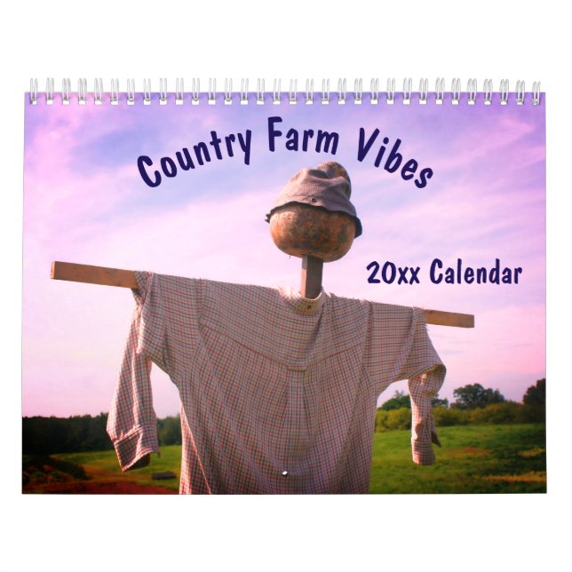 Calendario Vibraciones de granja rural (Tapa)