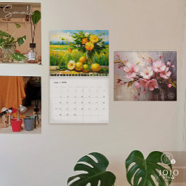 Calendario Vibrant Impasto Art Calendar 2026