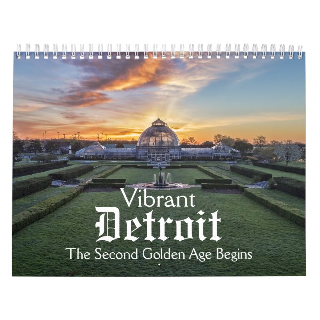 Calendario vibrante de Detroit (Tapa)