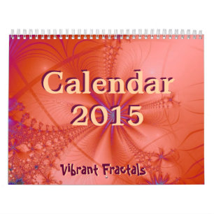 Calendario Vibrante Fractals 2015