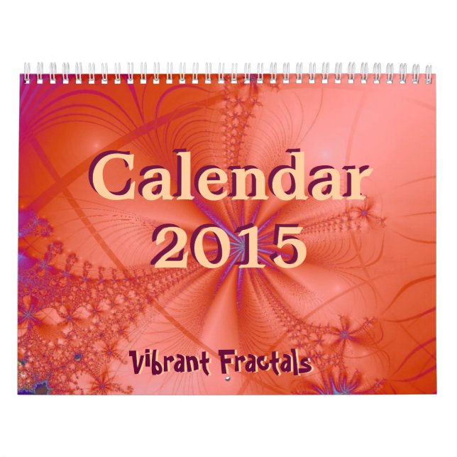Calendario Vibrante Fractals 2015 (Tapa)